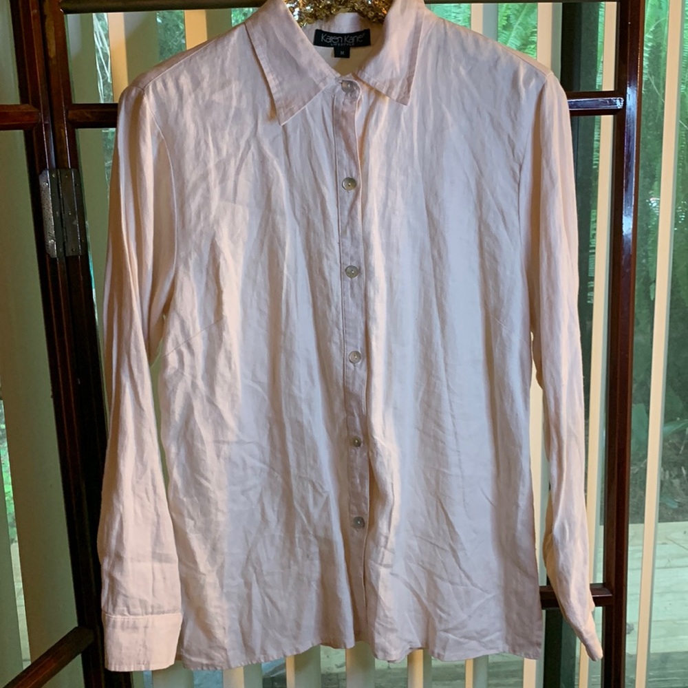 KAREN KANE 100%linen shirt